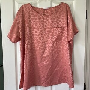 First Love short sleeve cheetah top